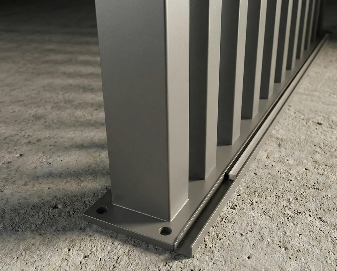 Aluminium-Bodenplatte Fertigungsdetail